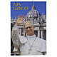 Santinho Papa Leão XIV com Basílica Vaticana e medalha em metal 10x5 cm s1