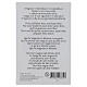 Holy card, Saint Francis of Assisi on cardstock with prayer, 4x3 in s2