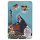 Image de dévotion Sainte Rita avec médaille en métal et prière 10x5 cm s1