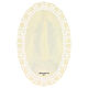 Estampa religiosa de la Virgen Milagrosa decoración encaje 11x7 cm s2