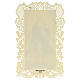Immaculate Conception, holy card with lace decoration, 4x3 in s2