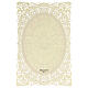 Lace-decorated holy card of the Holy Spirit, 4x3 in s2