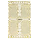 Image pieuse des Saints Évangélistes avec décoration en dentelle 11x7 cm s2