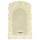 Estampa religiosa de San Juan decoración de encaje 11x7 cm s2