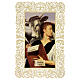 Santino di San Luca decoro merlettato 11x7 cm s1