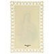 Santino di Santa Lucia decoro merlettato 11x7 cm s2