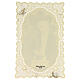 Santino di Santa Caterina carta decoro merlettato 11x7 cm s2