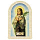 Santino di Santa Maria Goretti decoro merlettato 11x7 cm s1