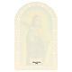 Santinho de Santa Maria Goretti com renda decorativa 11x7 cm s2