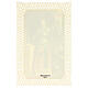 Holy Card of Saint Joan of Arc Lace-decorated, 11x7 cm s2