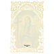 Image pieuse de Sainte Kateri Tekakwitha décorée avec dentelle 11x7 cm s2