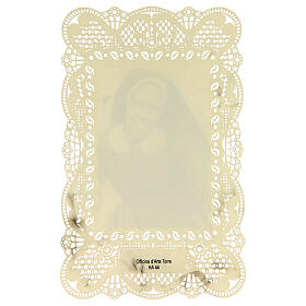 Estampa religiosa de Sor Thea Bowman decoración en encaje 11x7 cm