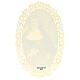 Image sainte de Sœur Marie de la Croix ornée de dentelle 11x7 cm s2