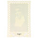 Holy card of Saint Teresa Benedicta of the Cross, Edith Stein, with lace decoration, 4x3 in s2