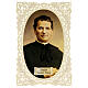 Santino di San Giovanni Bosco decoro merlettato 11x7 cm s1