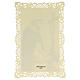 Saint Dominic, lace-embellished holy card, 4x3 in s2