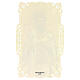 Holy card of Saint Gregory the Great with lace decoration, 4x3 in s2