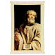 Santino di San Pietro decoro merlettato 11x7 cm s1