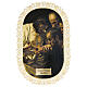 Santino di San Tommaso Apostolo decoro merlettato 11x7 cm s1