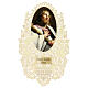 Santino di San Giacomo il Minore decoro merlettato 11x7 cm s1