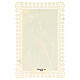 Image pieuse de Saint Wenceslas décorée de dentelle 11x7 cm s2