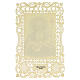 Image sainte de Saint Elie Prophète avec bord en dentelle 11x7 cm s2