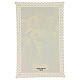 Santino di San Carlo Lwanga decoro merlettato 11x7 cm s2