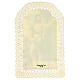 Saint John the Baptist, lace-adorned holy card, 4x3 in s2