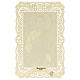 Image pieuse de Saint Lorenzo Ruiz décorée de dentelle 11x7 cm s2