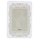 Holy card: Our Lady of Schoenstatt, 5x3 in, lace-edged decoration s2