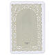 Holy card of Our Lady of Loreto 12x7 cm, lace-edged decoration s2