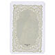 Holy card of Saint Rose of Lima 12x7 cm, lace-edged decoration s2