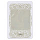 Holy card Ascension of Christ among the Apostles 12x7 cm, lace-edged decoration s2