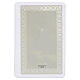 Holy card of Saint Gennaro 12x7 cm, lace-edged border s2