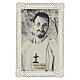 St Charles de Foucauld holy card in religious habit, 5x3 in, lace-edged frame s1