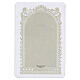 Saint Stephen holy card with Gospel Book 12x7 cm, lacework border s2