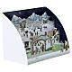 Pop-up Christmas card with snowy mountains and Nativity s3