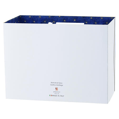 Pop-up Christmas card featuring Giotto's Nativity of Jesus 4