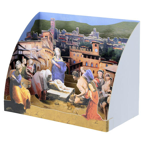 Medieval Nativity Pop-up Christmas Card 2