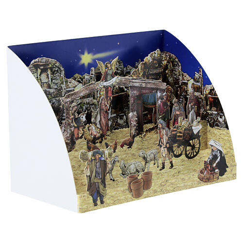 3D Pop-up Christmas Greeting Card — Nativity Scene 3