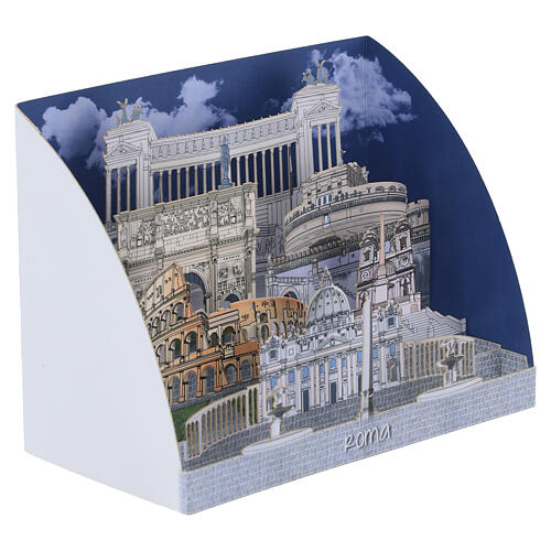 Carte de Noël Rome pop-up 3
