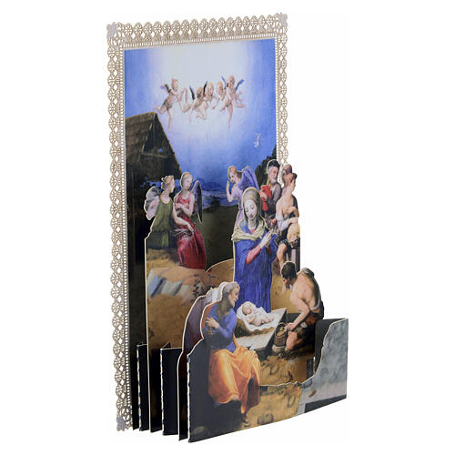 Pop-up Nativity Card, Adoration of the Shepherds (after Il Bronzino) 3