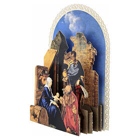 Carte de Noël pop-up Dürer « L'Adoration des Mages »