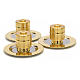 Holy Oils: Stock, gold plated brass, with a saucer s3