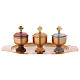 Holy oils: set with glossy stocks and saucer s4