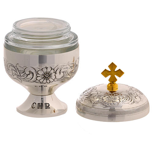 Serviço batismo dois vasos cinzelados e concha 5
