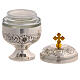 Holy oils: baptism set with two vases and a shell s5