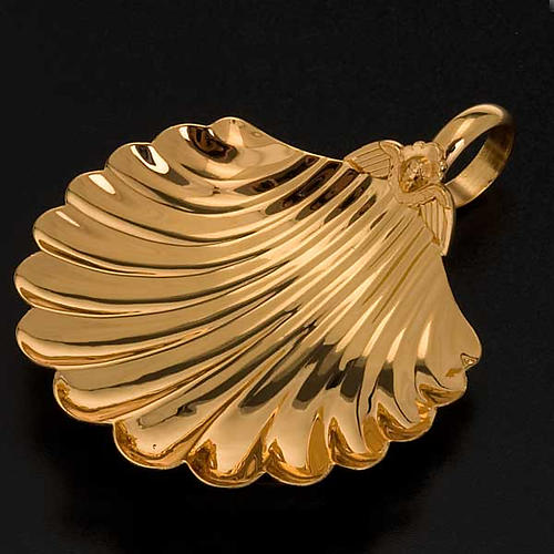 Baptismal shell, gold or silver 4