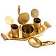 Set for Holy oils in golden bronze s2
