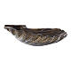 Conchiglia battesimo ottone bronzato 13x10 cm s2